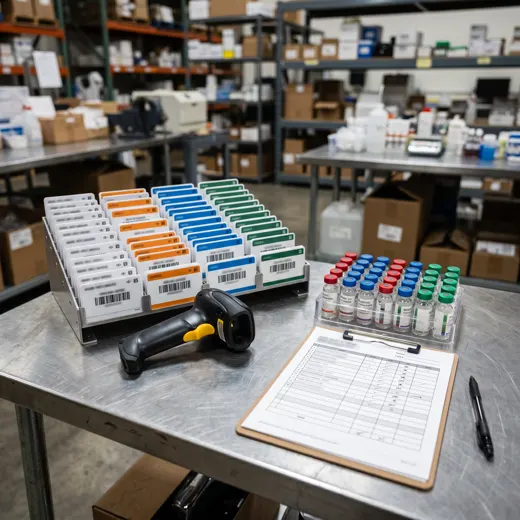Quick order SKU request worksheet on the buyer desk
