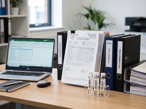 COA and batch documentation packet preparation