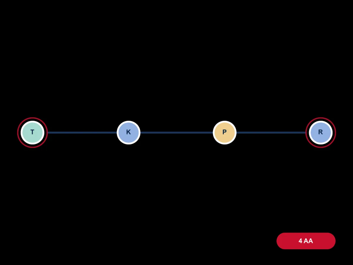 Tuftsin molecule diagram card