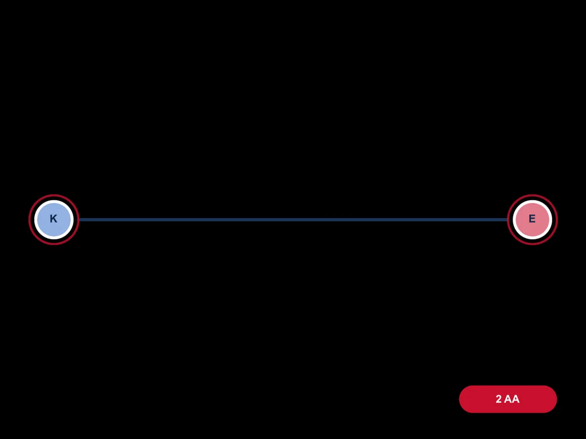 Vilon (Lys-Glu) molecule diagram card